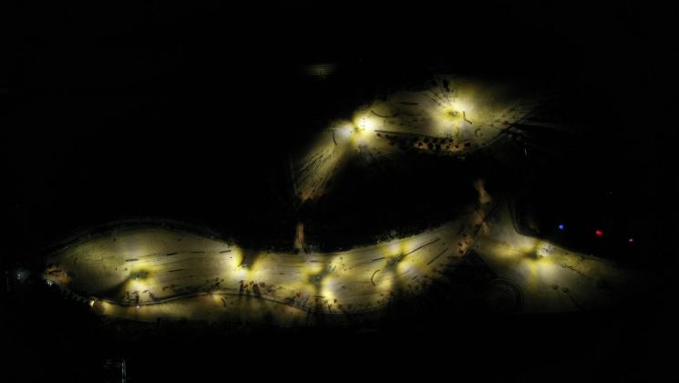 "밤에도 굿샷" 화천군, 용암리·사내면 파크골프장 야간 조명 설치