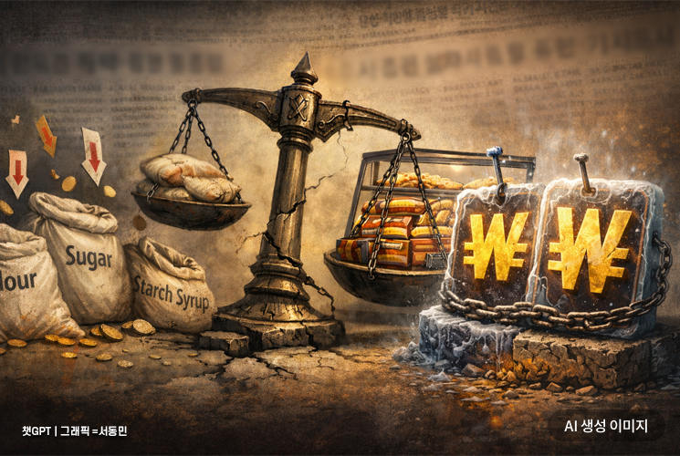 밀가루·설탕 가격은 내렸는데…빵·라면은 요지부동, 왜?