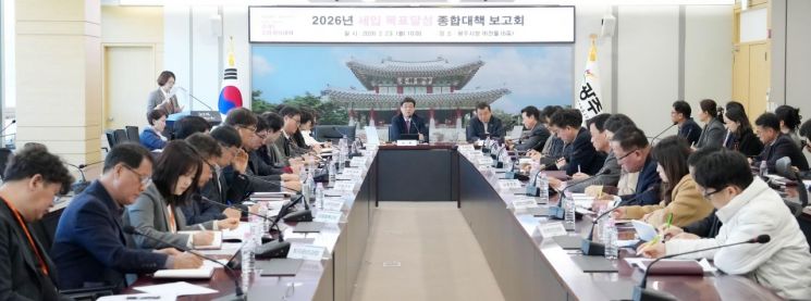 광주시, 2026년 세입 목표 3939억원 달성 종합대책 보고회 개최