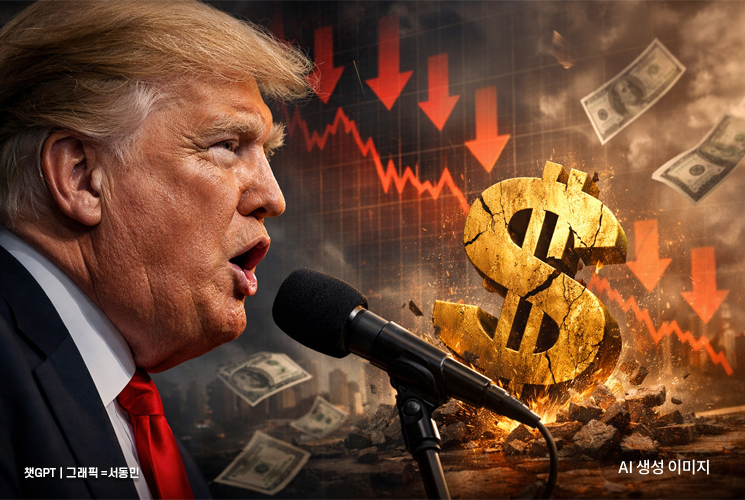 트럼프 관세 발언에 '달러 약세'