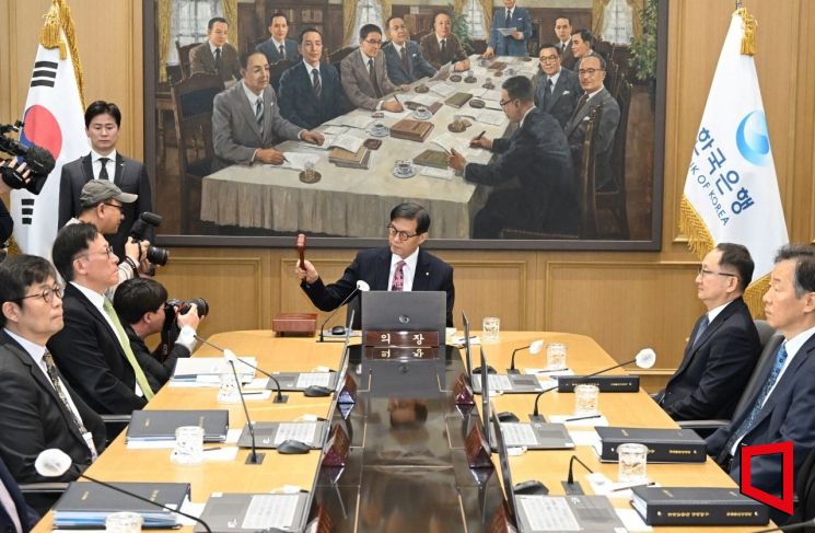 성장률 전망 '2.0%' 상향…전원일치 동결, 6개월 후 '동결 우세'(종합)