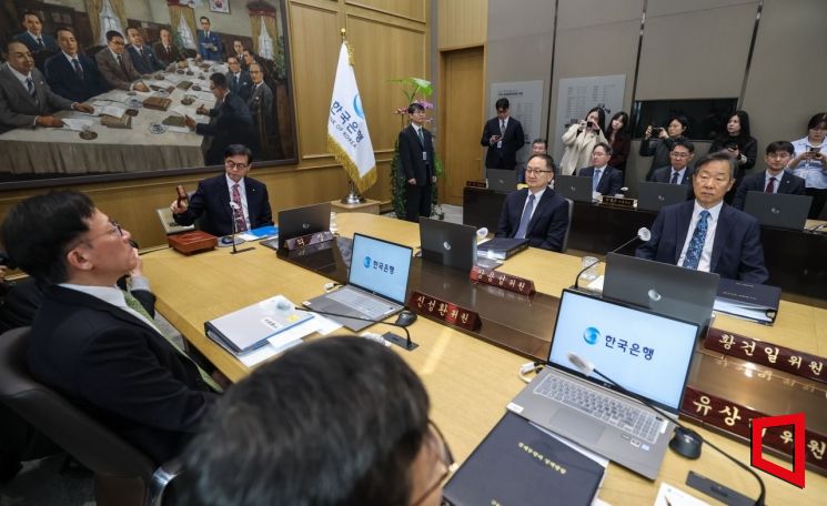 성장률 전망 '2.0%' 상향…전원일치 동결, 6개월 후 '동결 우세'(종합)