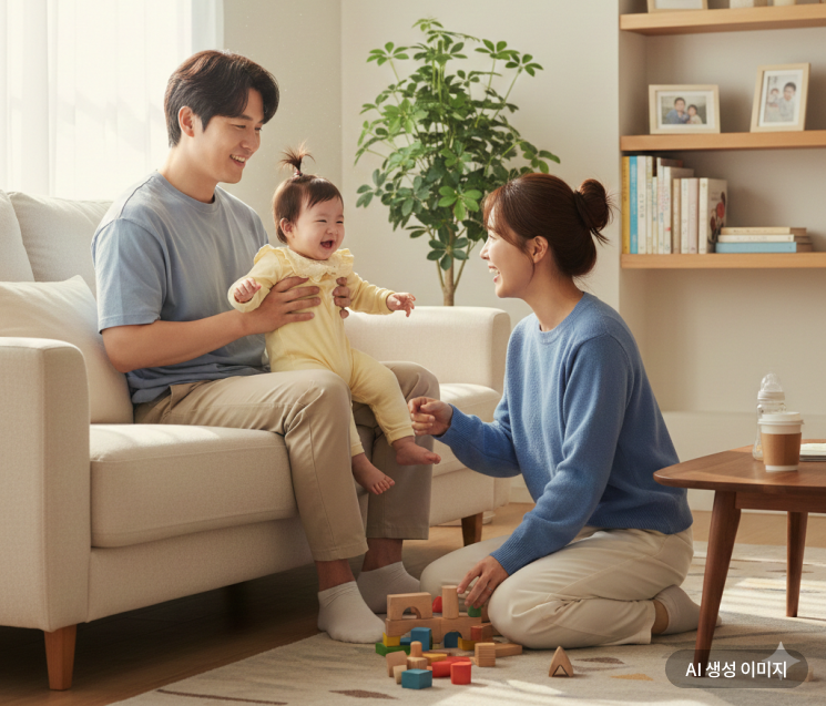 아빠 육아휴직 36% 시대 열렸지만…3조원대 지출에 기금 개편론 '솔솔'