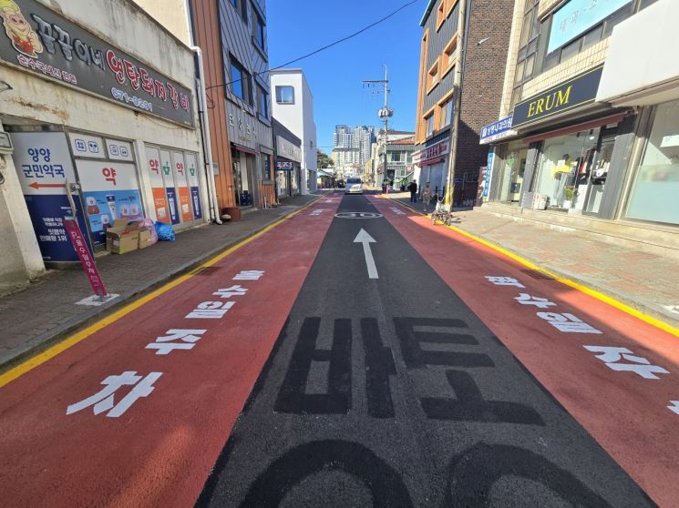 양양군, 남문로 일원 '주·정차 홀짝제' 3월 2일부터 본격 시행