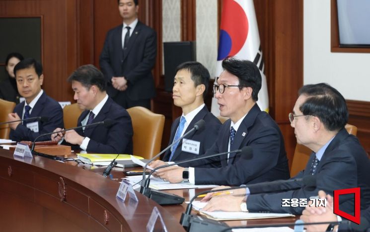 [포토] 대테러업무 혁신 TF에 발언하는 김민석 총리