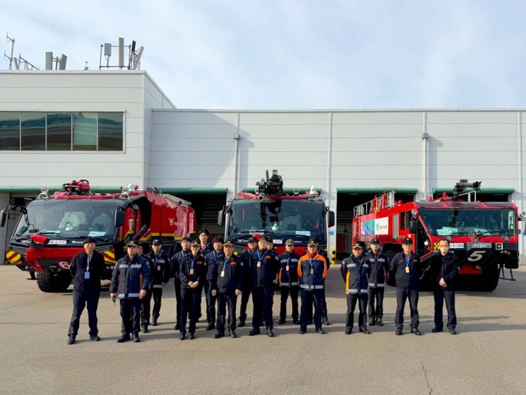 인천공항, 영종소방서와 합동훈련…"비상시 신속 대응체계 강화"