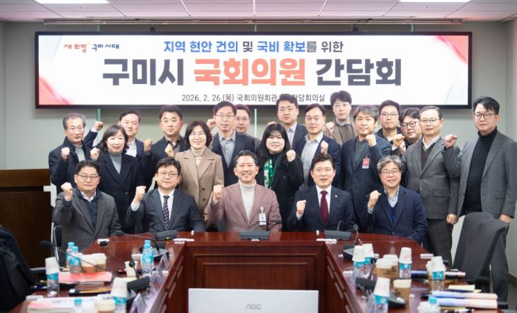 구미시↔지역 국회의원, 2027년 국비 확보 '원팀'