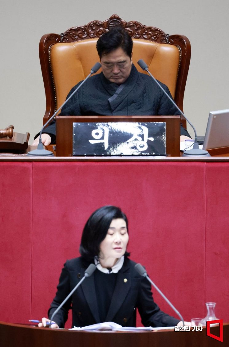 [포토] '피곤한 필리버스터'