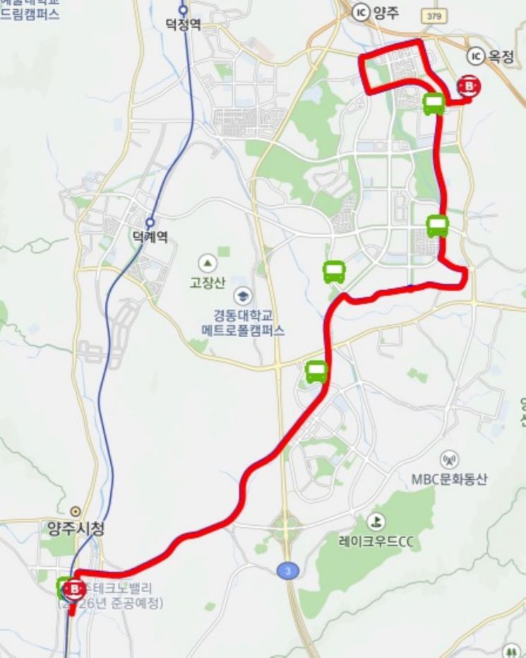 양주시, 회암중 개교 맞춰 99번 버스 노선 개편·1대 증차