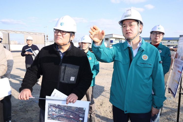 이동환 고양시장, K-컬처밸리 현장 방문…"지연없는 신속 추진" 촉구