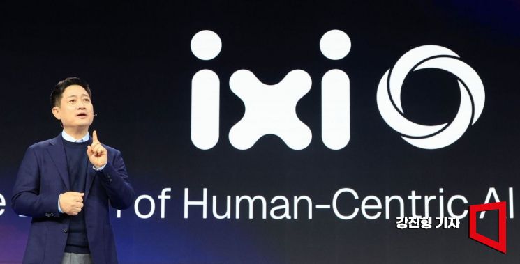 [포토] MWC2026서 기조연설 나선 홍범식 LG유플러스 대표