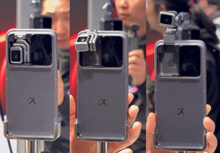 스마트폰서 로봇팔 달린 카메라 올라오더니 '빙그르르'…AI와 대화 듣고 고개도 '끄덕'[MWC26]