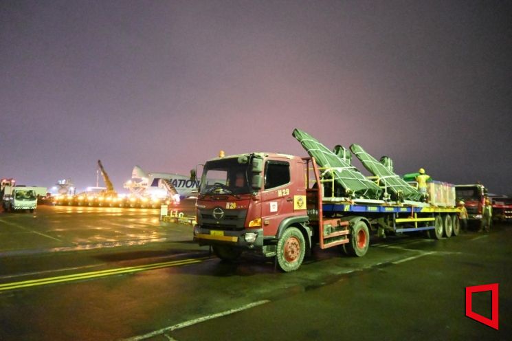 CJ대한통운, KAI 전투기 인도네시아 운송 성공…"K방산 물류 파트너"