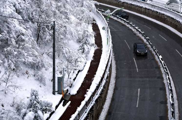 태백시, 대설경보 속 전 공무원 투입…‘스마트 열선’ 제설 효과 톡톡