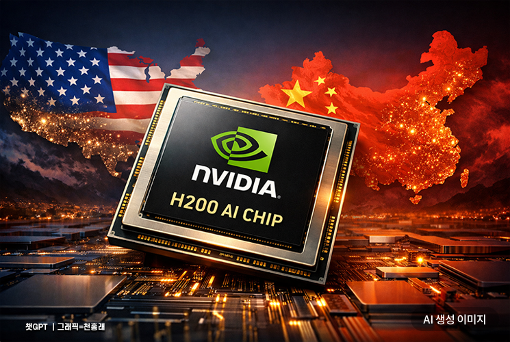 "美, 엔비디아 H200 칩 中 기업당 7만5000개로 제한 검토"