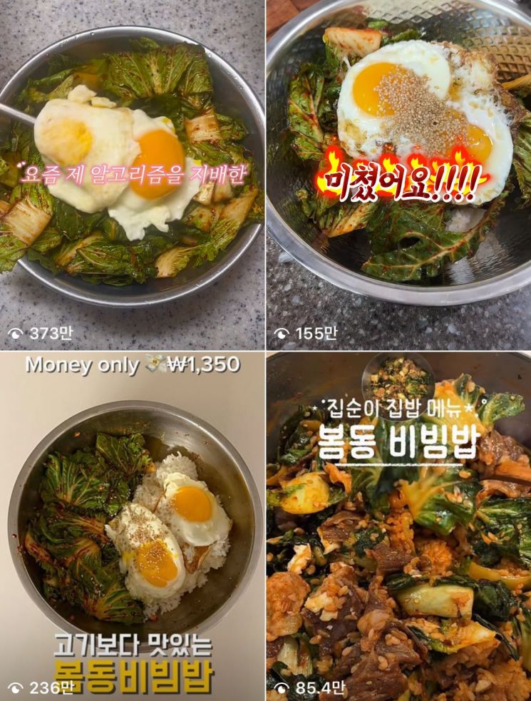 어쩐지 온통 양푼에 비비는 쇼츠만 뜨더라니…두쫀쿠 다음은 '봄동', 가격도 들썩