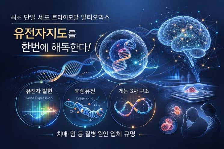 KAIST "치매·암 연구 '게임 체인저' 유전자지도 해독기술 개발"