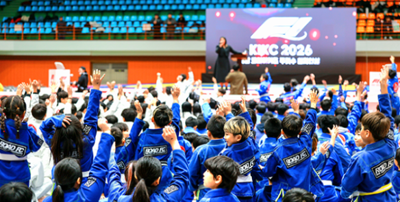 지난 1월 31일 열린 제1회 코리아 인터내셔널 키즈 챔피언십(KIKC) 대회 현장 모습. 전남도체육회 제공