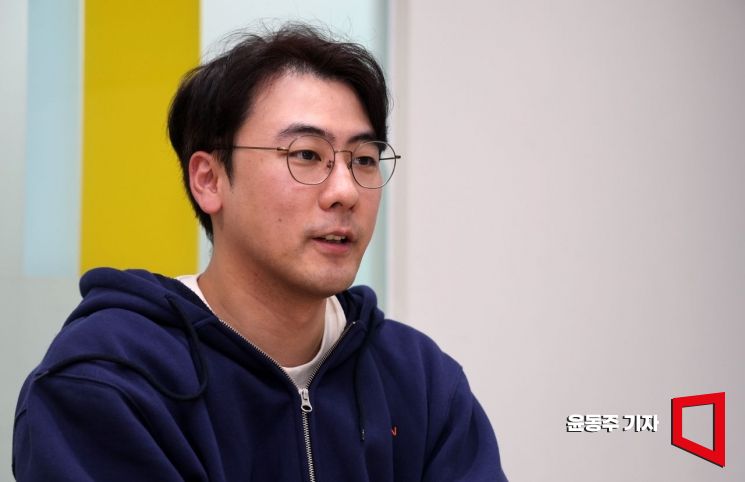 송중석 포비콘 대표가 아시아경제와 인터뷰를 하고있다. 윤동주 기자