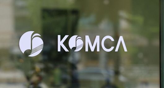 韩国音乐著作权协会（KOMCA）标志。音著协提供