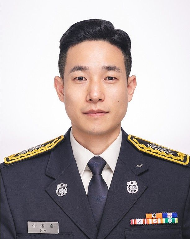 盆唐消防署消防长 Kim Hongjung。盆唐消防署提供