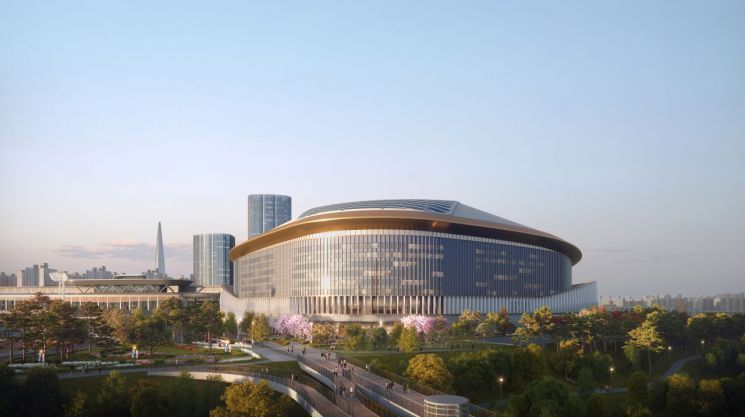 '잠실 스포츠·MICE 복합공간 조성 민간투자사업' 내 돔야구장 조감도. 서울시