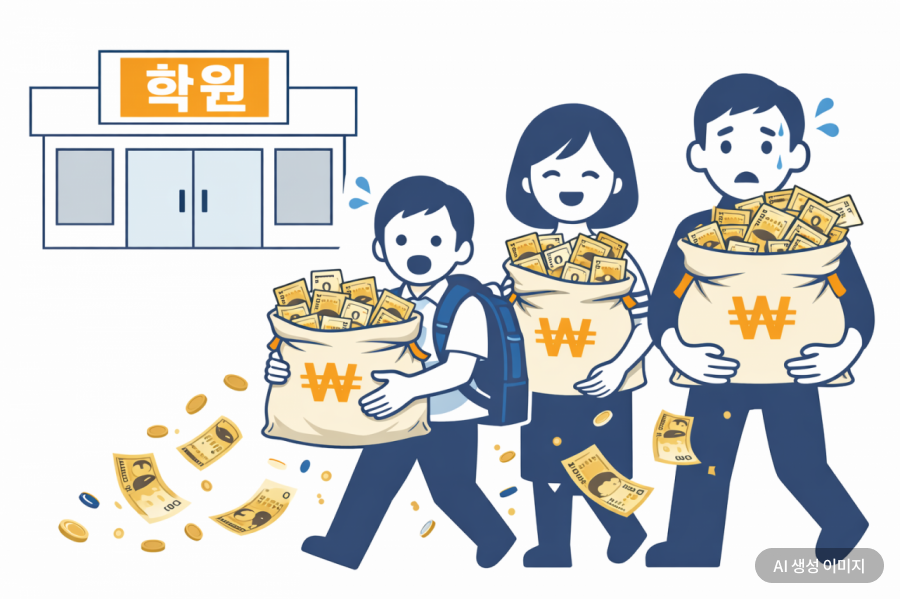 Last Year, Private Education Costs Totaled 27.5 Trillion Won... Each Student Paid '600,000 Won per Month'
