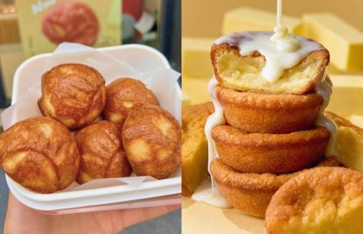 최근 사회관계망서비스(SNS)를 중심으로 유행 중인 '버터떡'. X 캡처