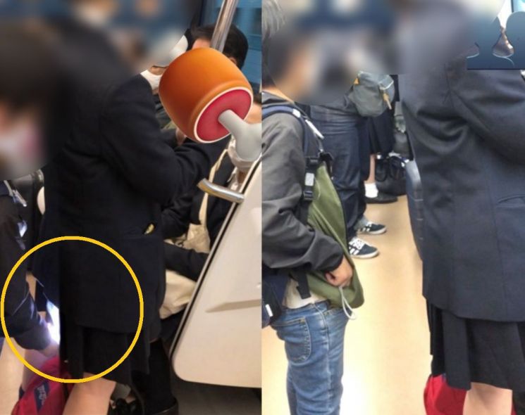 "여학생 뒤에서 뭐하는거야" 지하철서 찍힌 사진 3장에…日 '촉법소년' 논쟁