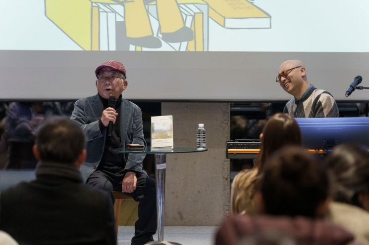 지난 2월 3일 열린 '하림의 사계절 문학책장' 개막 회차에는 나태주 시인이 참여해 화제가 됐다. 사진 한국문화예술위원회