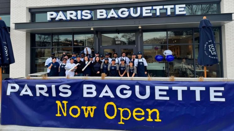 최근 신규 오픈한 파리바게뜨 미국 메릴랜드주 애나폴리스점(사진출처=파리바게뜨 북미법인 SNS)