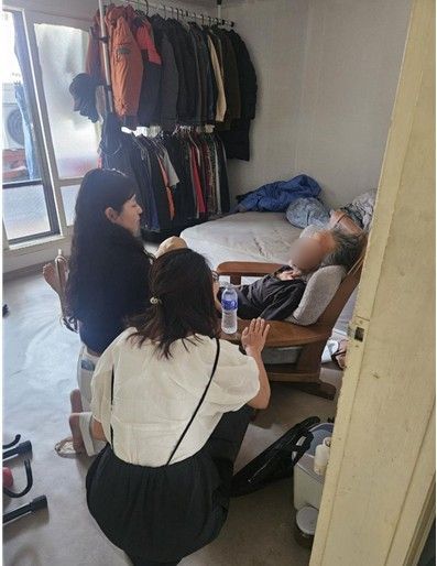 노인 방문 의료·돌봄 서비스 지원. 고양시 제공