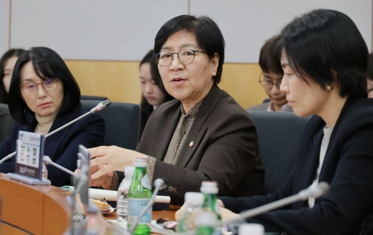 17일 경기 성남시 분당서울대학교병원 열린 '공공의료 인공지능 확산을 위한 정책 간담회'에서 정은경 보건복지부 장관이 발언하고 있다. 보건복지부.