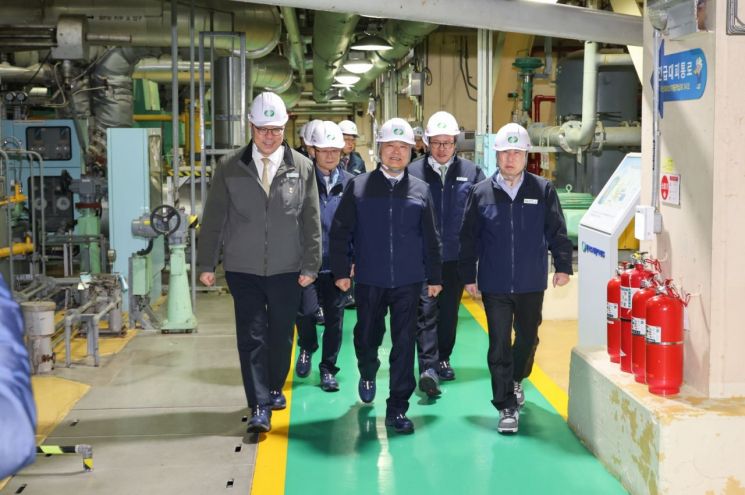 김회천 한국수력원자력 사장이 취임 첫 날인 18일 고리원자력본부에서 현장경영을 펼쳤다.  2026.03.18. 한수원