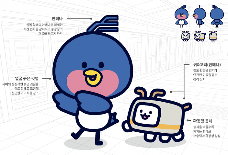 부산교통공사 신규 캐릭터.