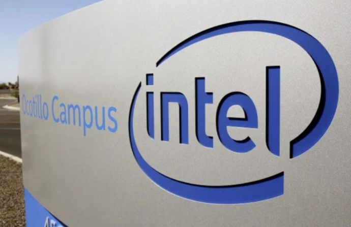 인텔 반도체 공장 표지판. 로이터 연합뉴스