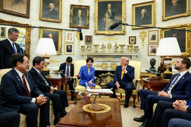 미일 정상회담. 로이터연합뉴스