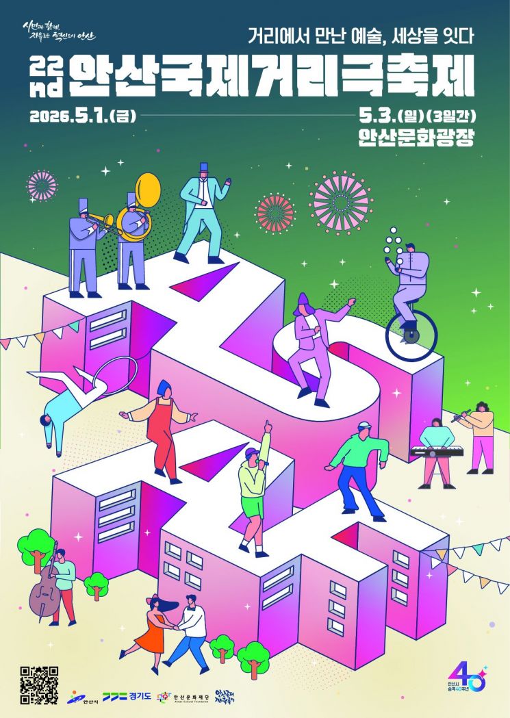 안산국제거리극축제 포스터. 안산문화재단 제공