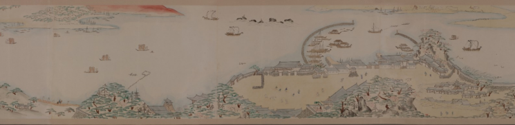 “初亮画馆图”，1919年。釜山博物馆提供
