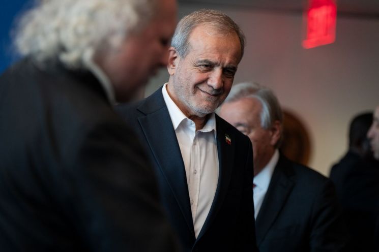 마수드 페제슈키안 이란 대통령. AP연합뉴스