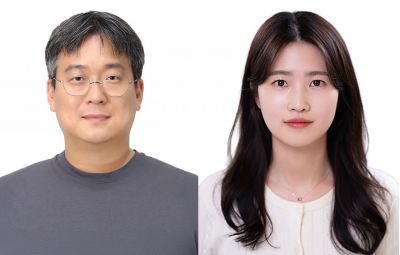 （自左起）医生命工学科教授 Oh Changmyeong，博士 Lee Eunkyeong。