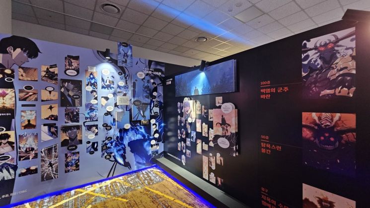 “我独自升级 POP-UP in CECO”展馆内的“作品区”。Lee Seryeong 记者
