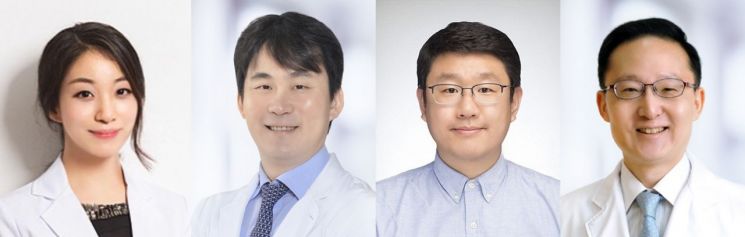(왼쪽부터) 장문영 고대구로병원 정신건강의학과 교수, 박준빈 서울대병원 순환기내과 교수, 한경도 숭실대 정보통계보험수리학과 교수, 김재원 서울대병원 소아청소년정신과 교수.