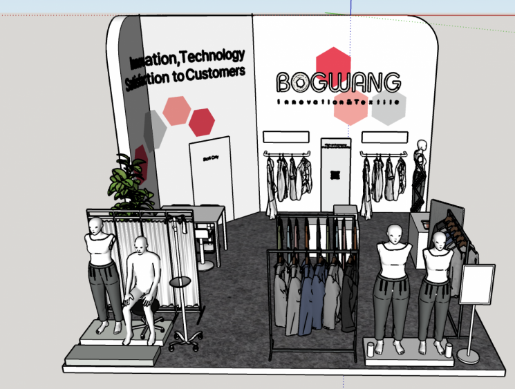 계명대 패션마케팅학과 학생들이 기획한 KIMES 공간 콘셉트. 계명대 제공