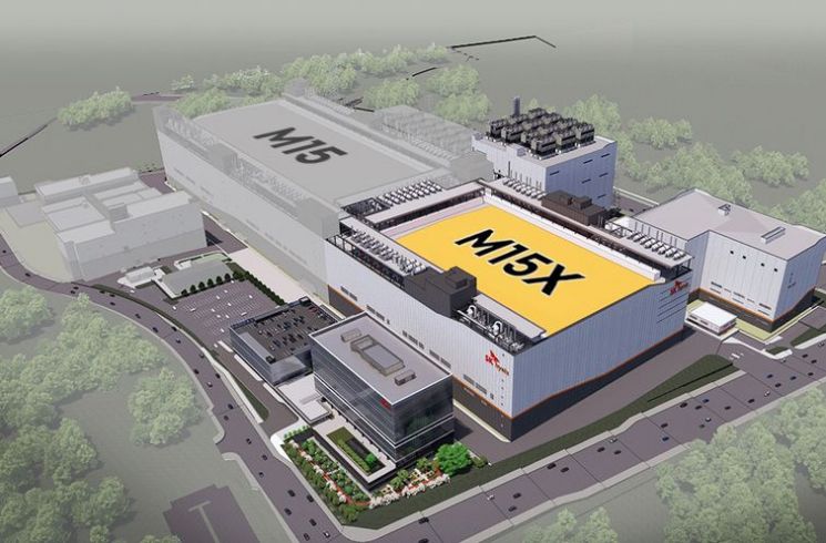 SK하이닉스 M15X 공장 조감도. SK하이닉스.