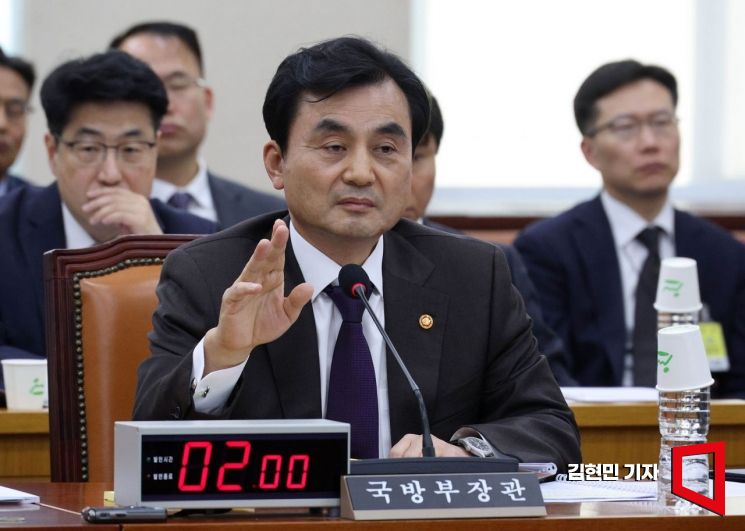 안규백 국방부 장관. 김현민 기자