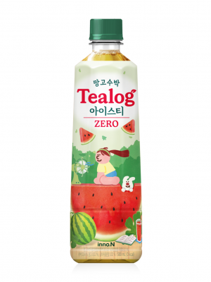 HK이노엔의 '티로그 망고수박 아이스티' 제품. HK이노엔