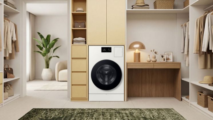 삼성전자의 2026년형 일체형 세탁건조기 '비스포크 AI 콤보'. 삼성전자
