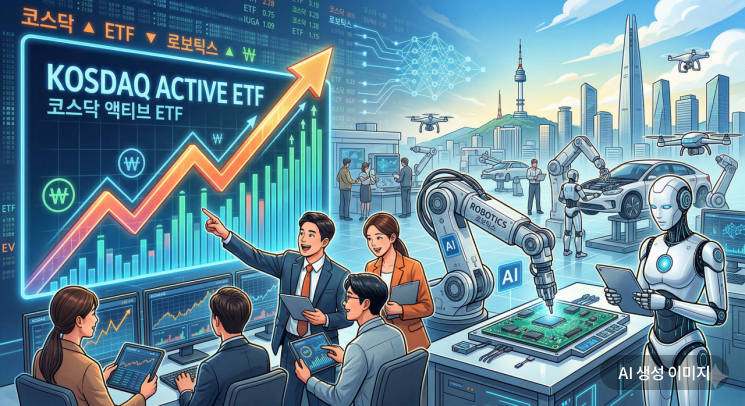 [주末머니]코스닥 액티브 ETF 파도가 '로보틱스' 덮친다