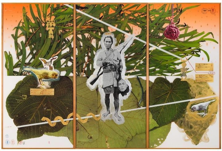 포모사 프로젝트(Chulcho), 2024mixed media & archival pigment on paper, 300x201cm. 초이앤초이 갤러리